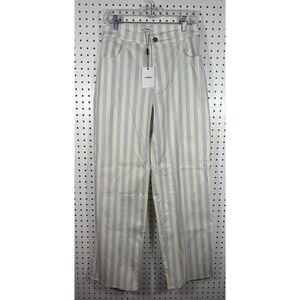 Miaou striped 5 pocket fargo pants size M